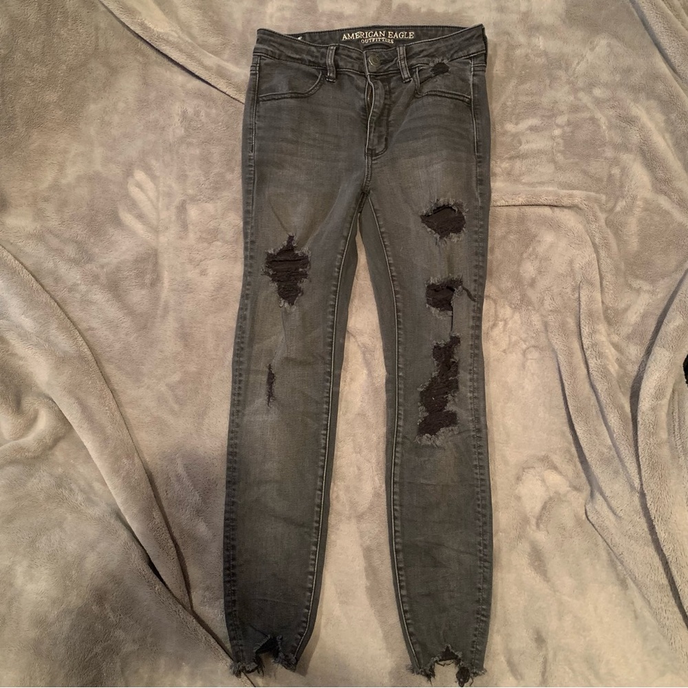 American Eagle Ripped Skinny Jeans